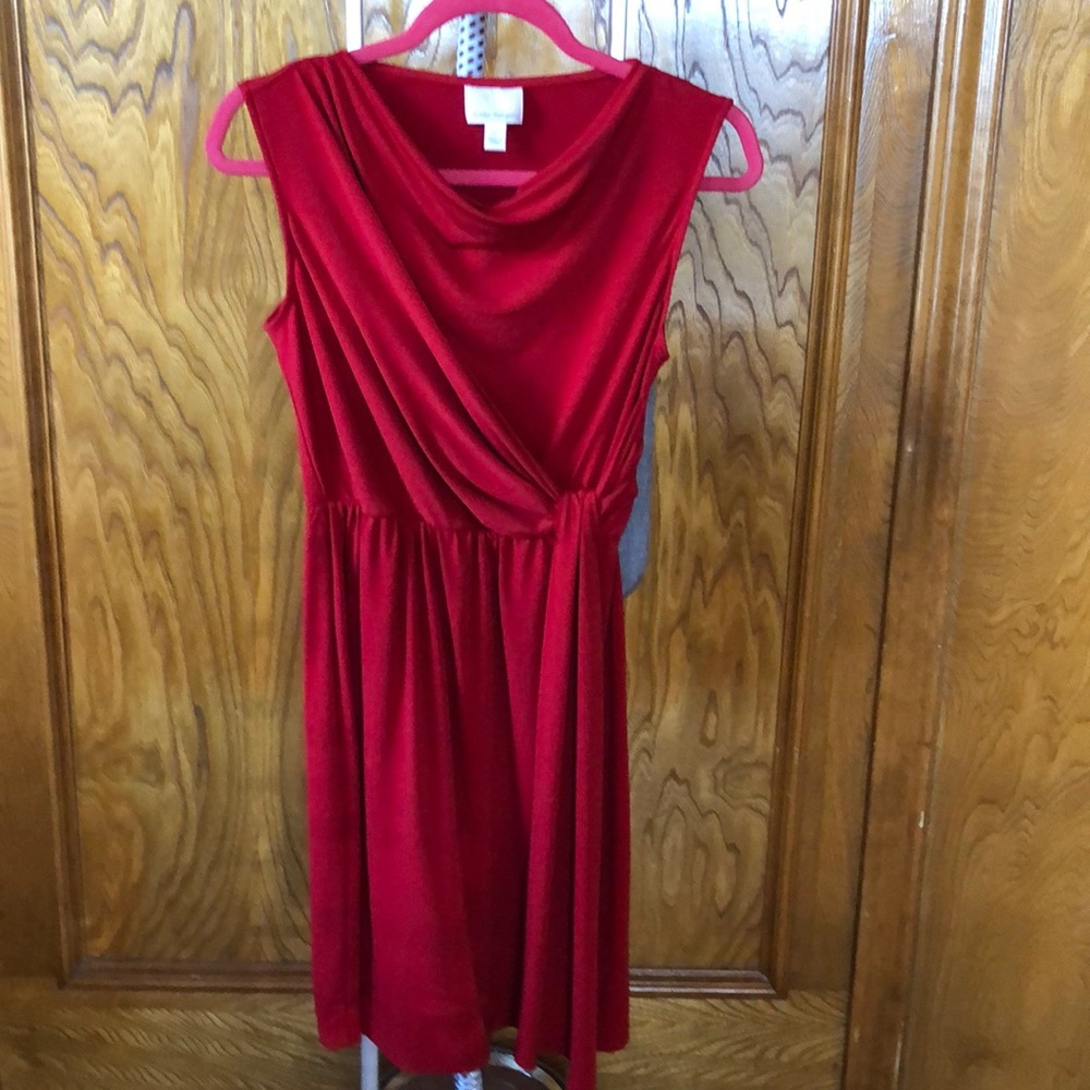 Donna Morgan Sleeveless Crimson Dress 2P